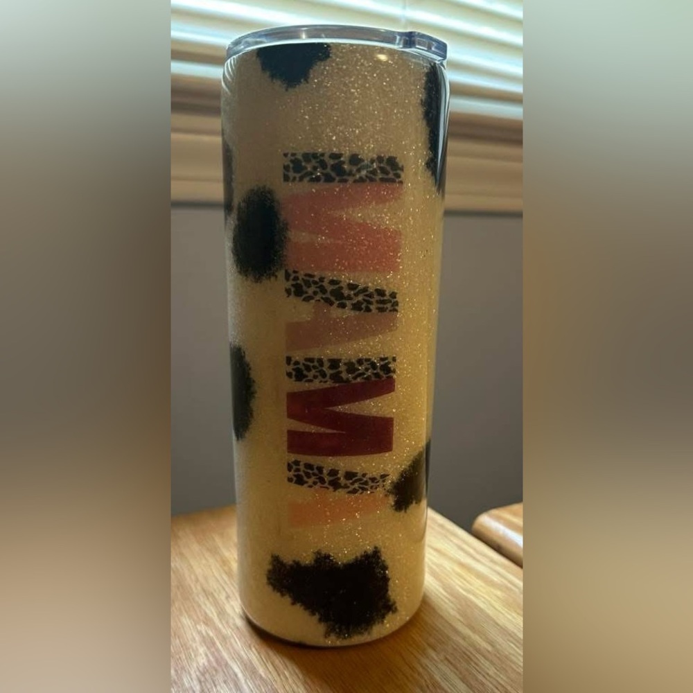 Leopard Print MOM Tumbler